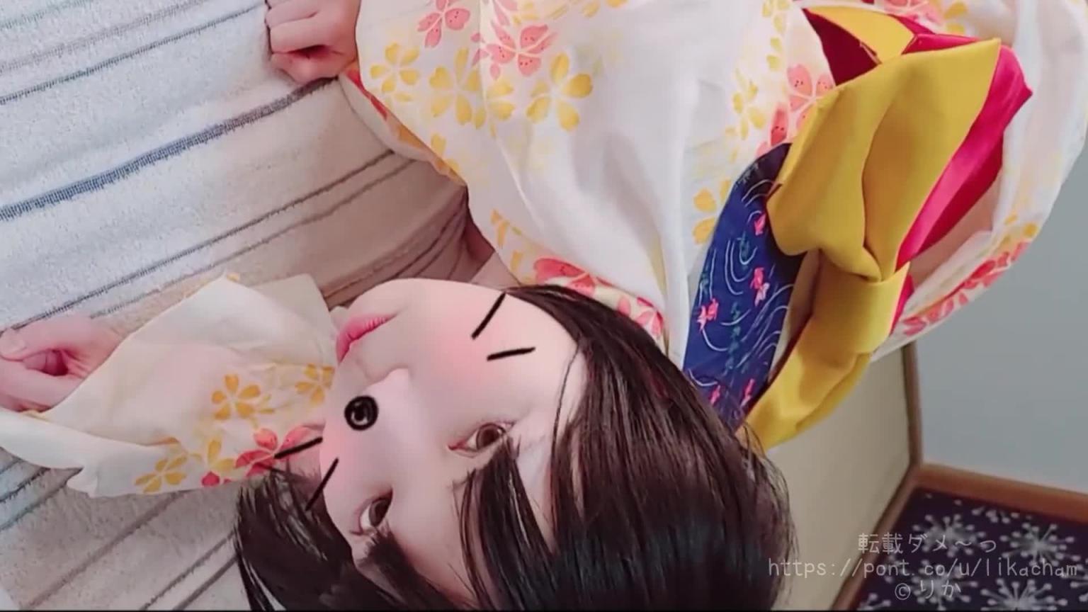 浴衣女孩的口交从观察浴衣女孩 - 里卡 预览截图 5