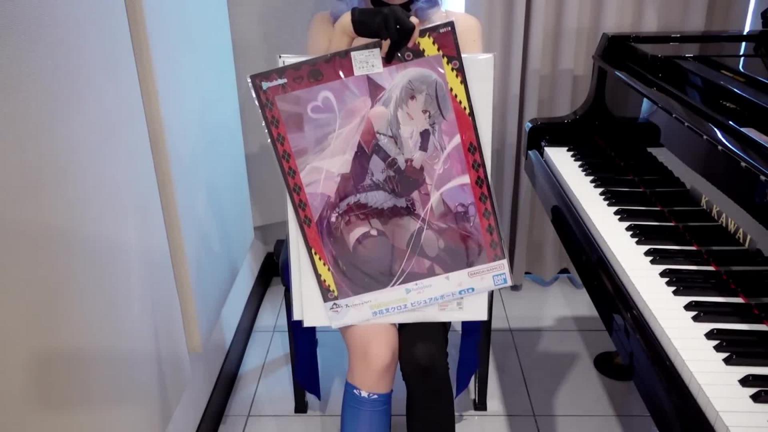 一番抽签horo实况录音视觉板(4种)开封!ICHIBANKUJI HOLOLIVE Visualboard(4 kinds) Unboxing! 预览截图 8