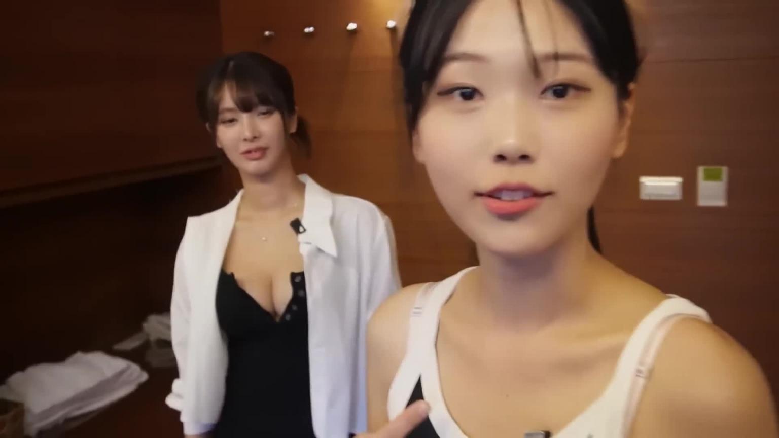 带着韩国G模特来台湾室内温泉..让她的上半身膨大了！ 预览截图 7