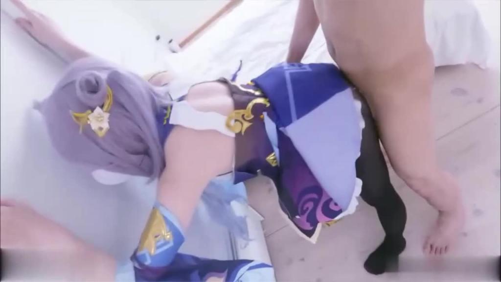 【COSPLAY】黑丝嫩穴刻晴反差女神激情做爱 预览截图 8