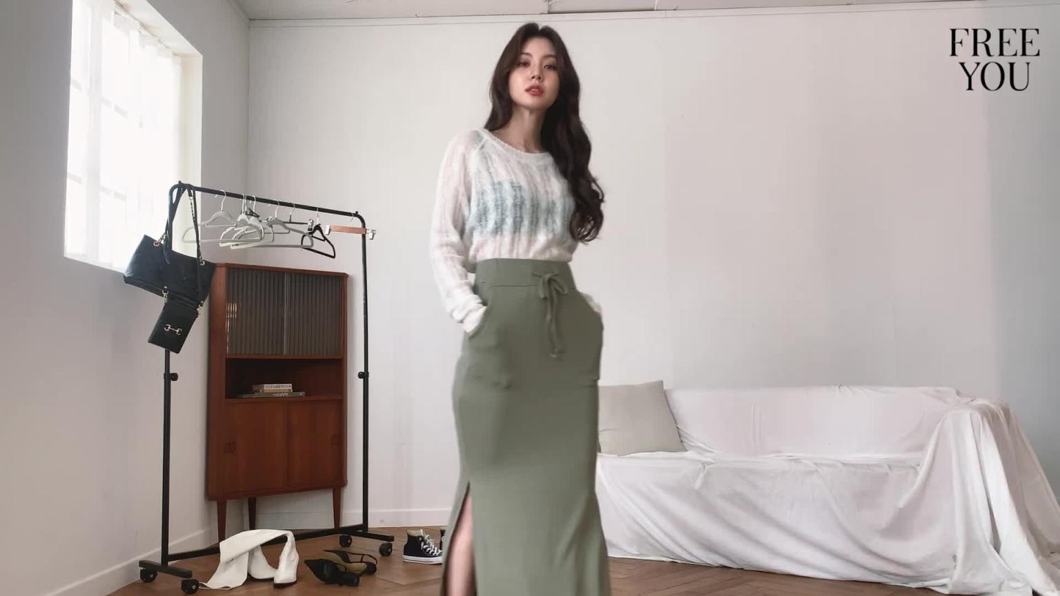 Lookbook的定式,眨眼的时间也很可惜💜 (充满Sense的春季搭配feat.自由)性感无辜可爱漂亮易街装 预览截图 12