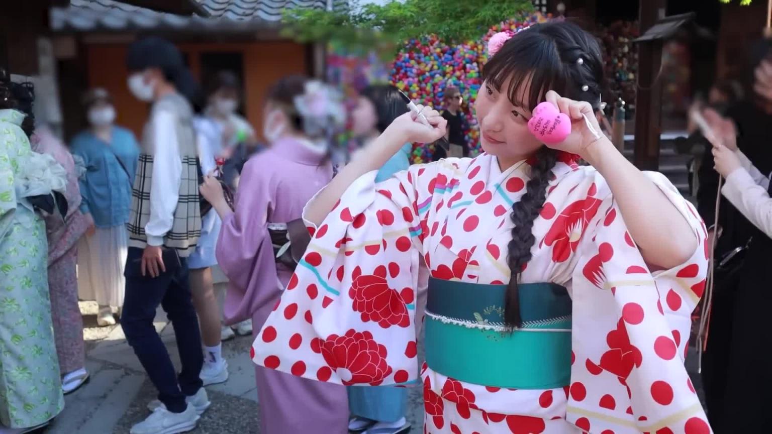 第一个日本单独写真集拍摄现场VLOG Day1:去京都!传统房屋,街头,和服 预览截图 9