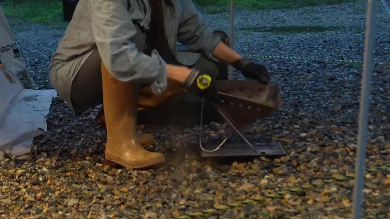 倾盆大雨中独自在破烂帐篷里露营 ASMR--yoyocamp 预览截图 6