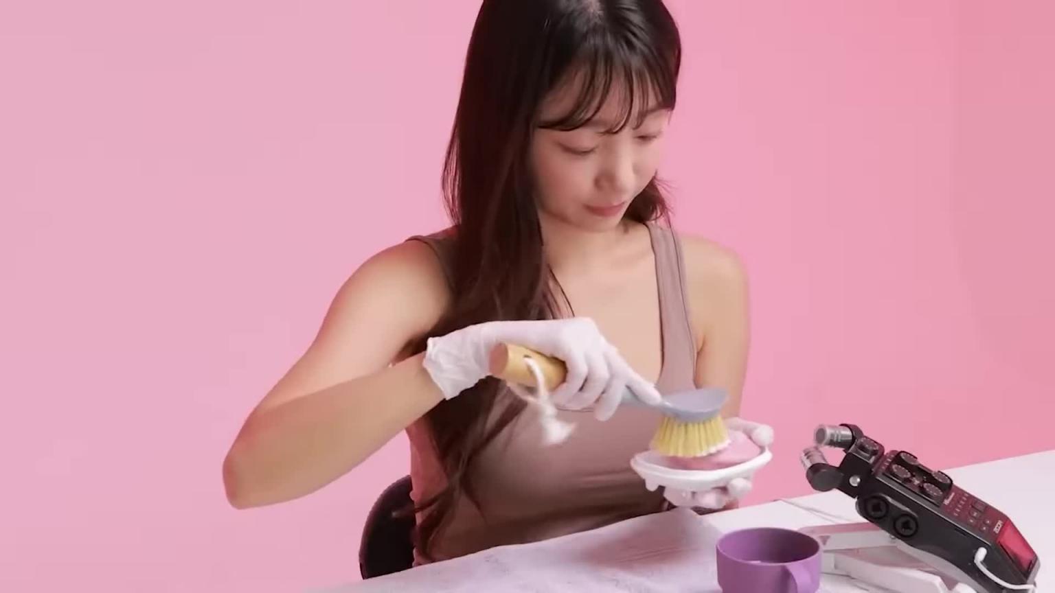 [ASMR] 打肥皂的声音 肥皂泡的声音--Eunji Pyoapple 预览截图 9