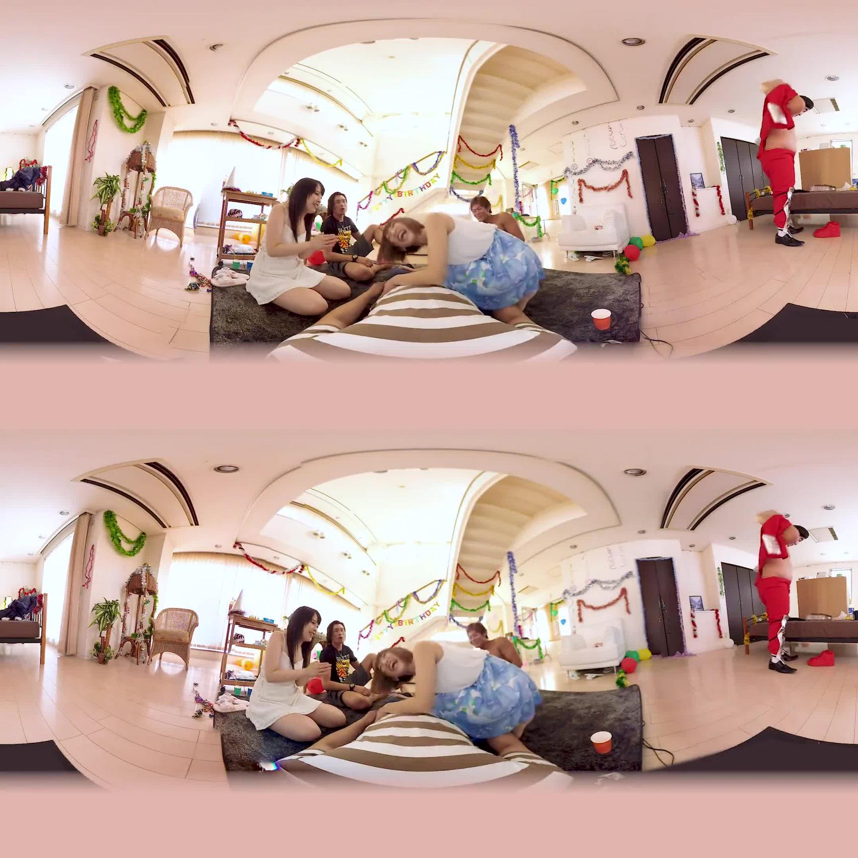 【2】VR 攻略我老婆！找来搞笑艺人乱交内射拍成片！ 佳苗瑠华 叶月七瀬 第二集 h_1248kolvr00001 预览截图 1