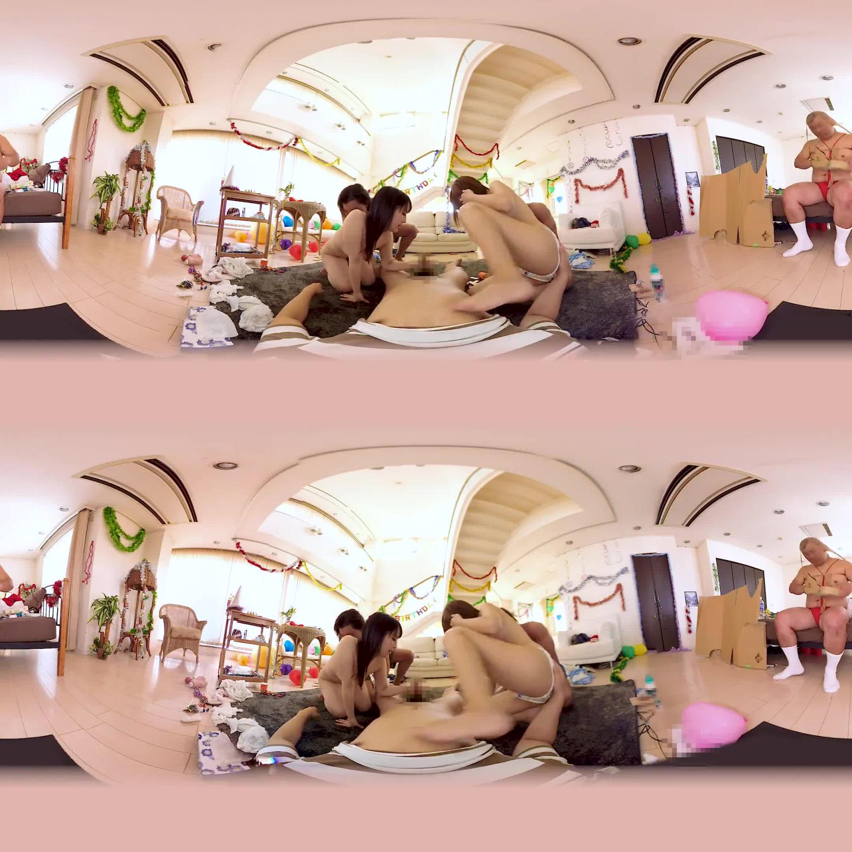 【3】VR 攻略我老婆!找来搞笑艺人乱交内射拍成片! 佳苗瑠华 叶月七瀬 第三集 h_1248kolvr00001 预览截图 9