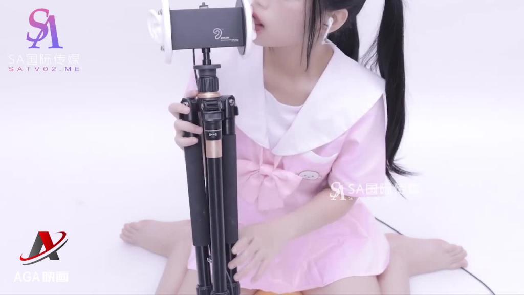 AT166-ASMR粉红马尾萝莉-舌头湿漉漉爽爆你双耳 预览截图 2