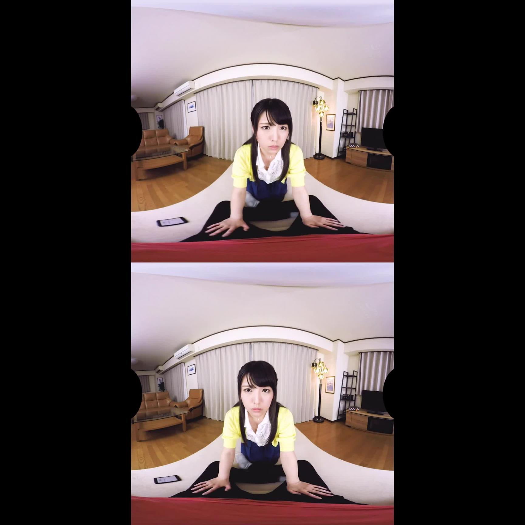 【1】VR 偷吃被抓到!打给对方边让女友调教边干砲 仓木诗织 第一集 84kmvr00466 预览截图 4