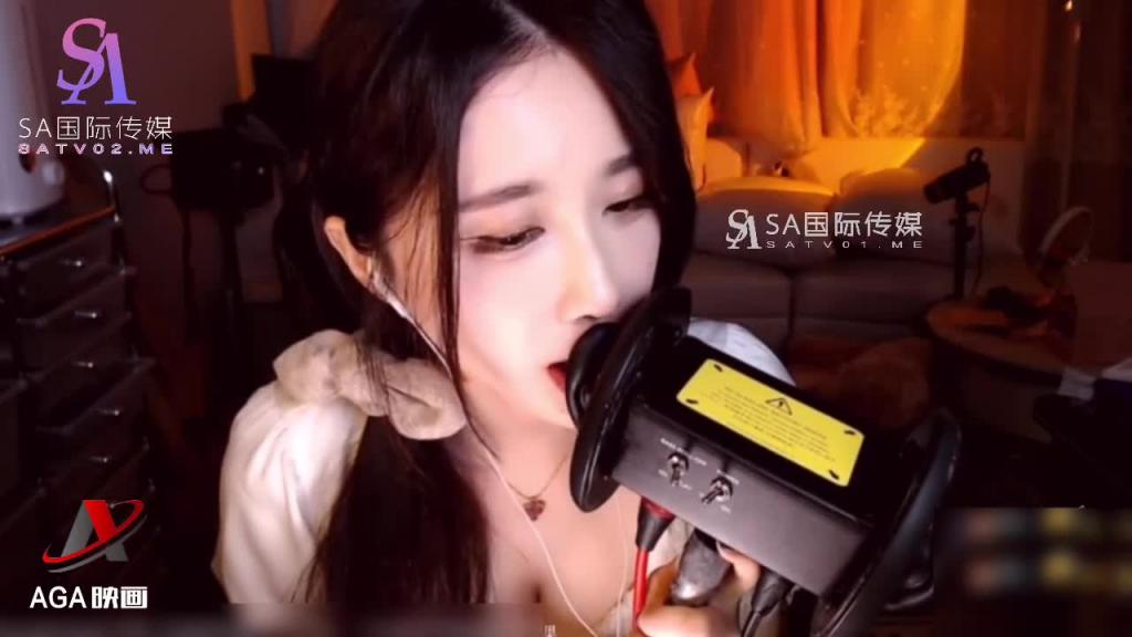 AT168-ASMR虎牙主播轩子舔耳-白丝网袜真空诱惑 预览截图 12