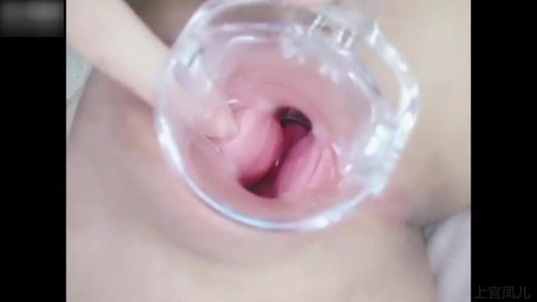 可爱萝莉用扩音器撑开阴道观看内部结构 预览截图 7