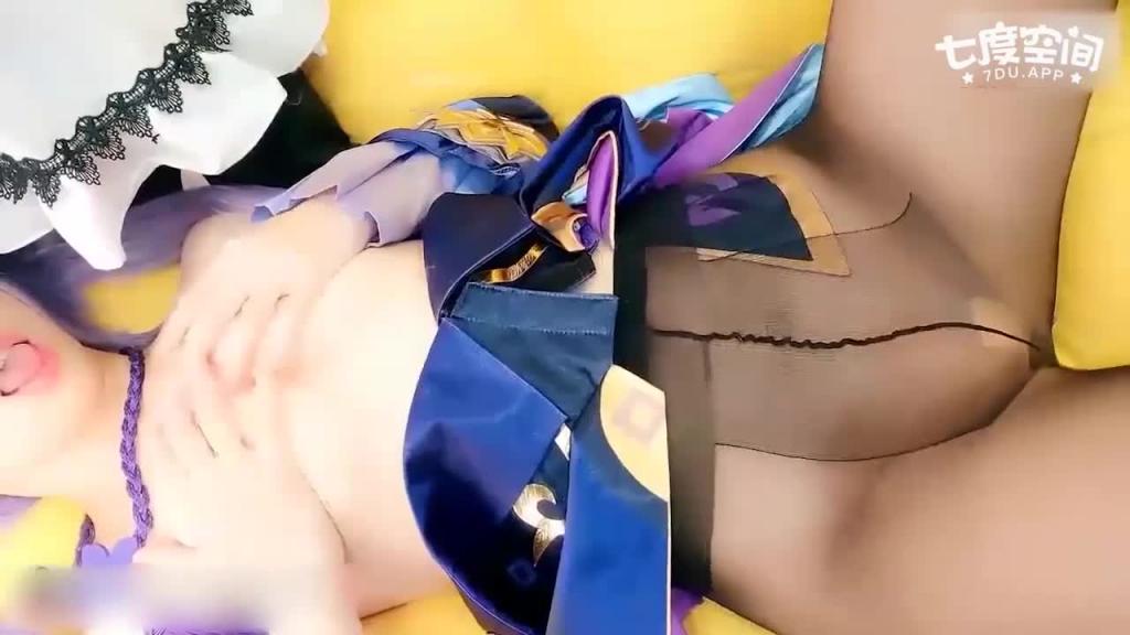 美少女魔物喵 cos刻晴 呻吟不止骚气满满 预览截图 9