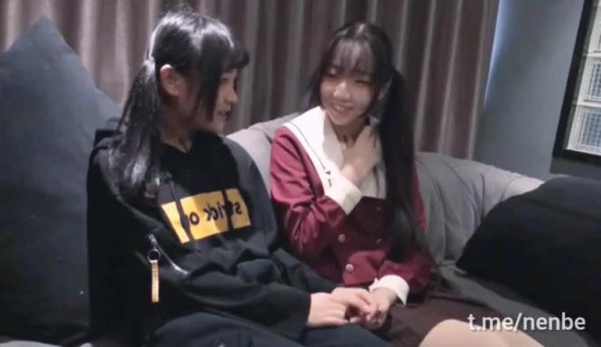 淫荡姐妹花 双马尾萝莉女女湿吻 预览截图 1