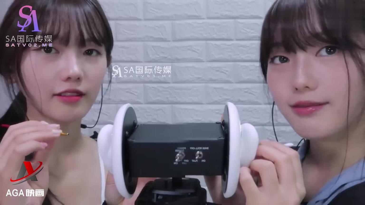 【ASMR】日韩双胞胎-享受耳朵清扫 预览截图 7