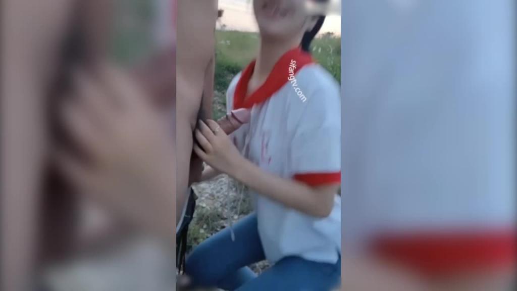 两个女大学生,户外轮流口交 预览截图 7