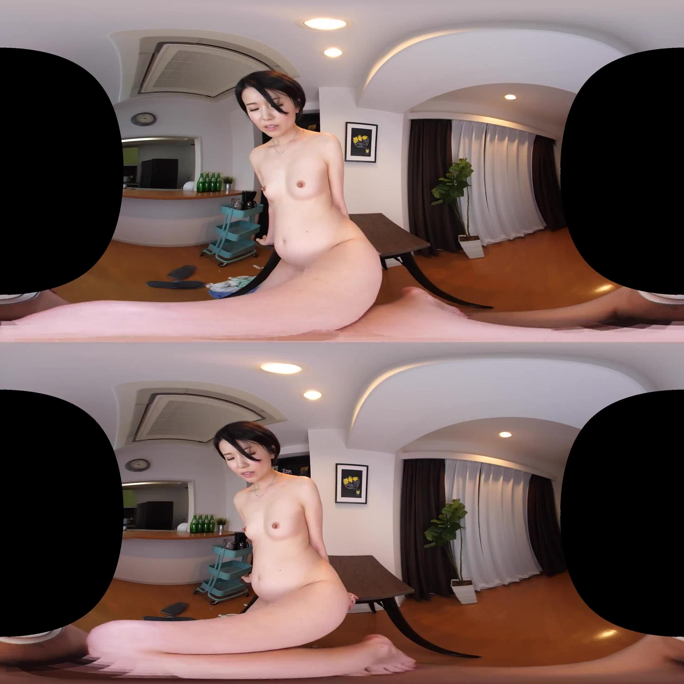 【3】VR 长篇 邻居美女若妻诱惑爱爱肏到中出! 第三集 84kmvr00344 预览截图 5