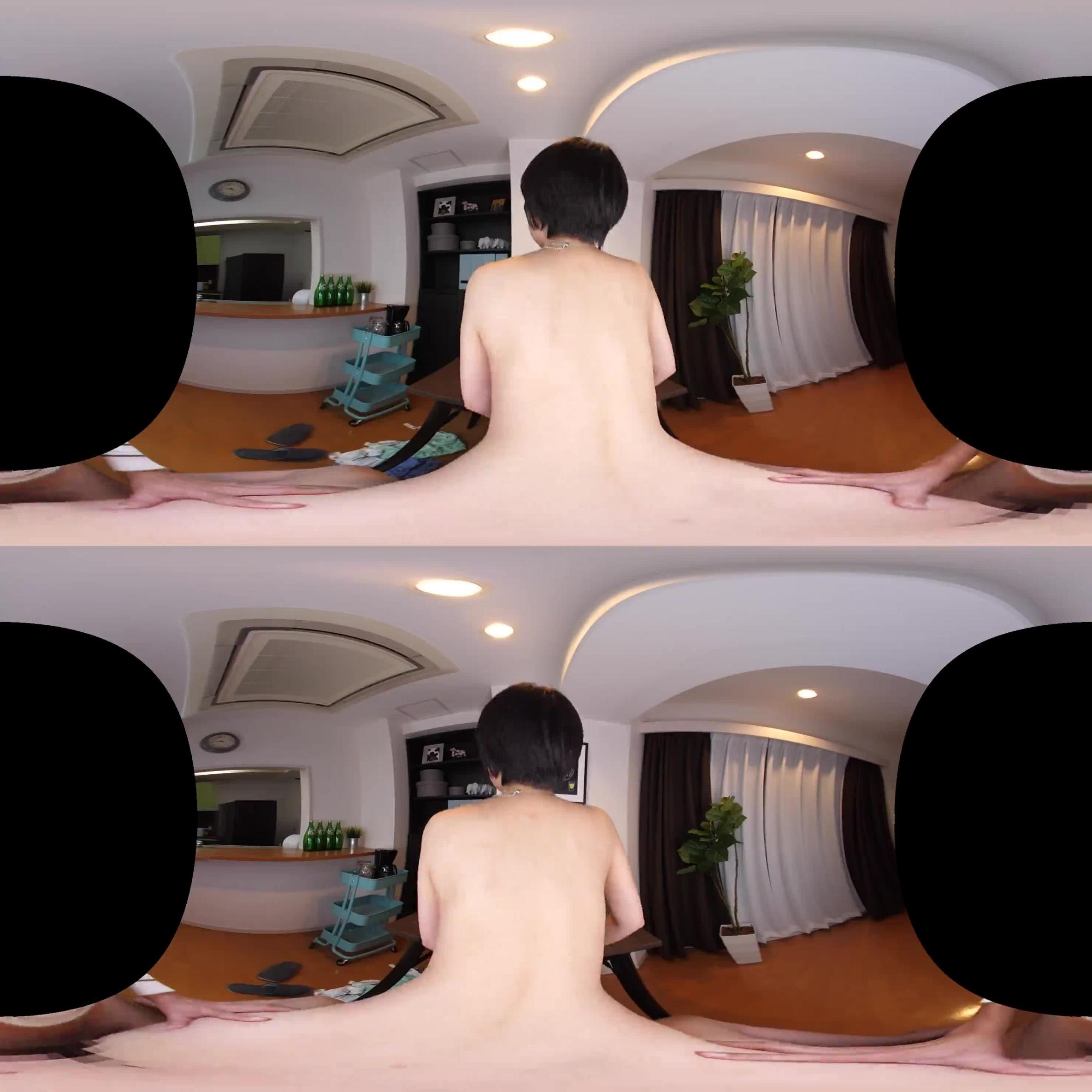 【3】VR 长篇 邻居美女若妻诱惑爱爱肏到中出! 第三集 84kmvr00344 预览截图 4