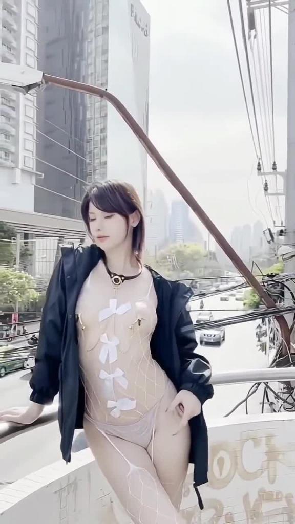 网红阿朱户外露出 预览截图 7
