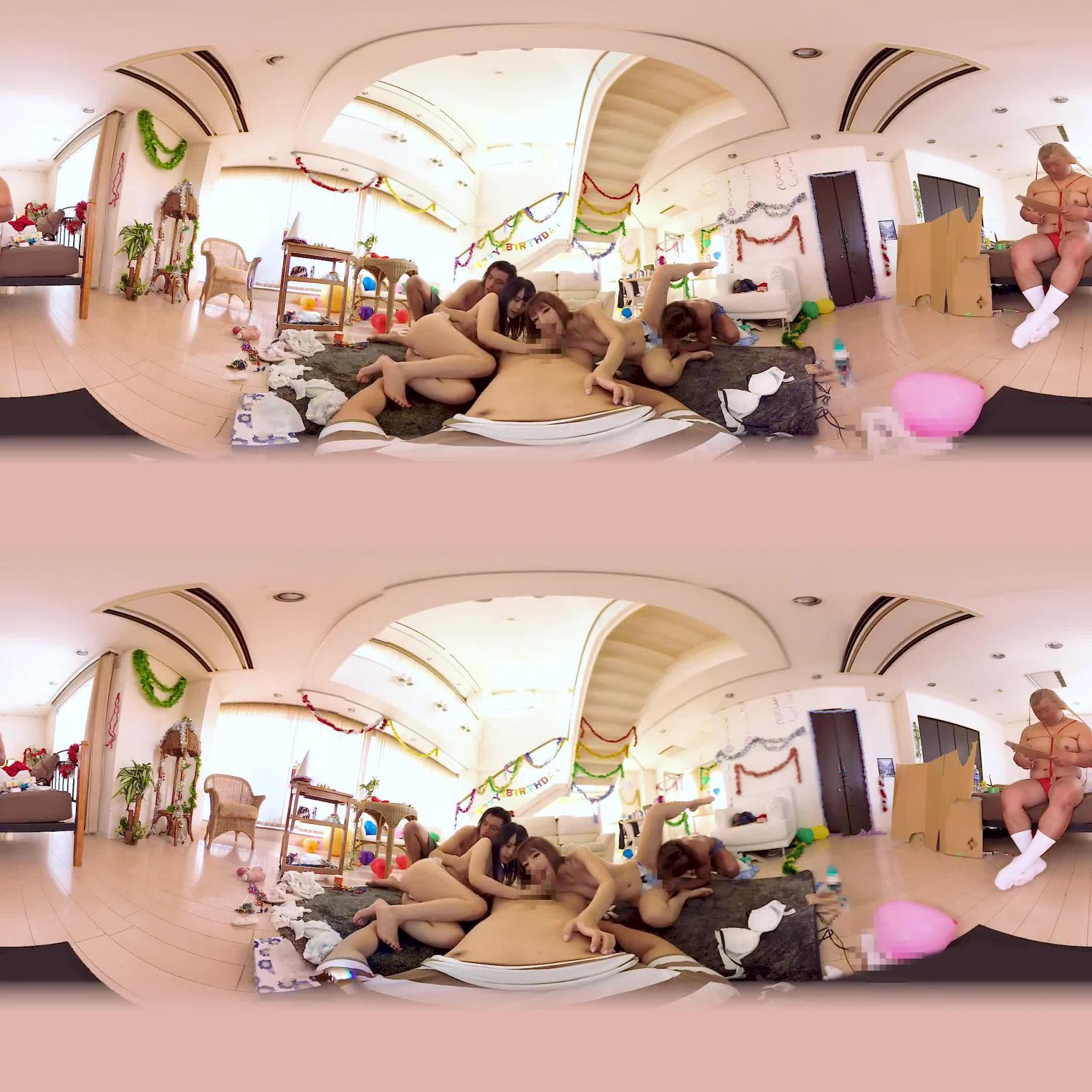 【3】VR 攻略我老婆!找来搞笑艺人乱交内射拍成片! 佳苗瑠华 叶月七瀬 第三集 h_1248kolvr00001 预览截图 8
