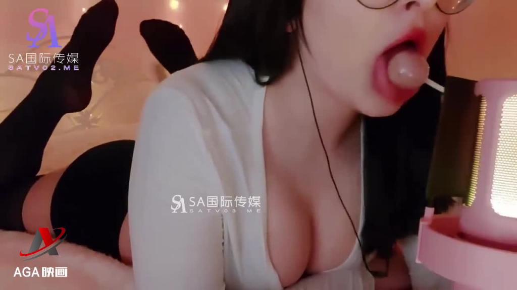 AT290-ASMR美胸少女床上诱惑-口含棒棒深舔 预览截图 9