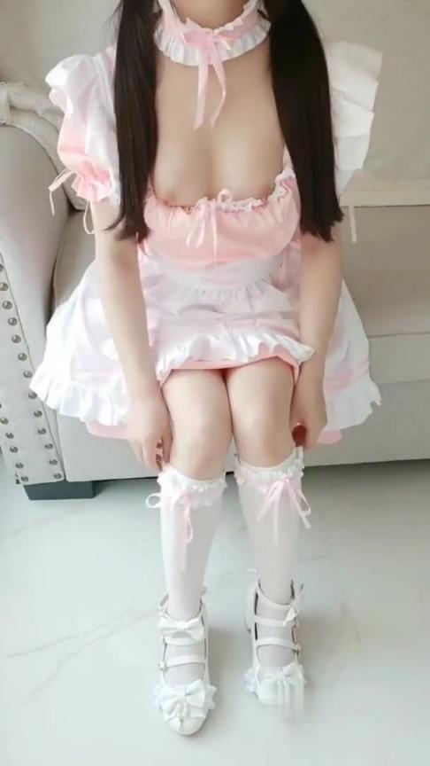 白色连衣裙水晶插穴 预览截图 2