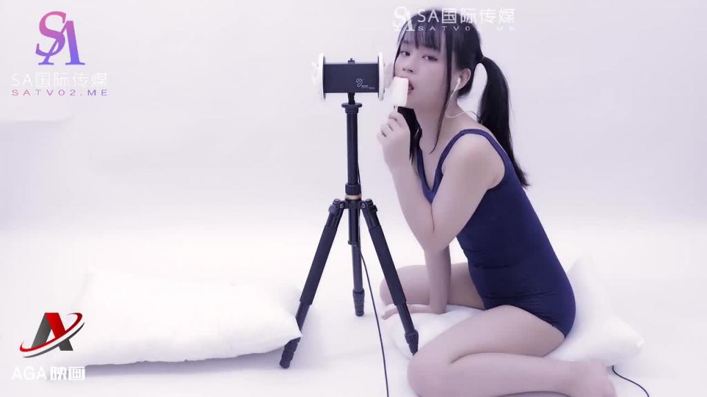 【ASMR】晓美舔耳-深度口含舔雪糕 预览截图 2