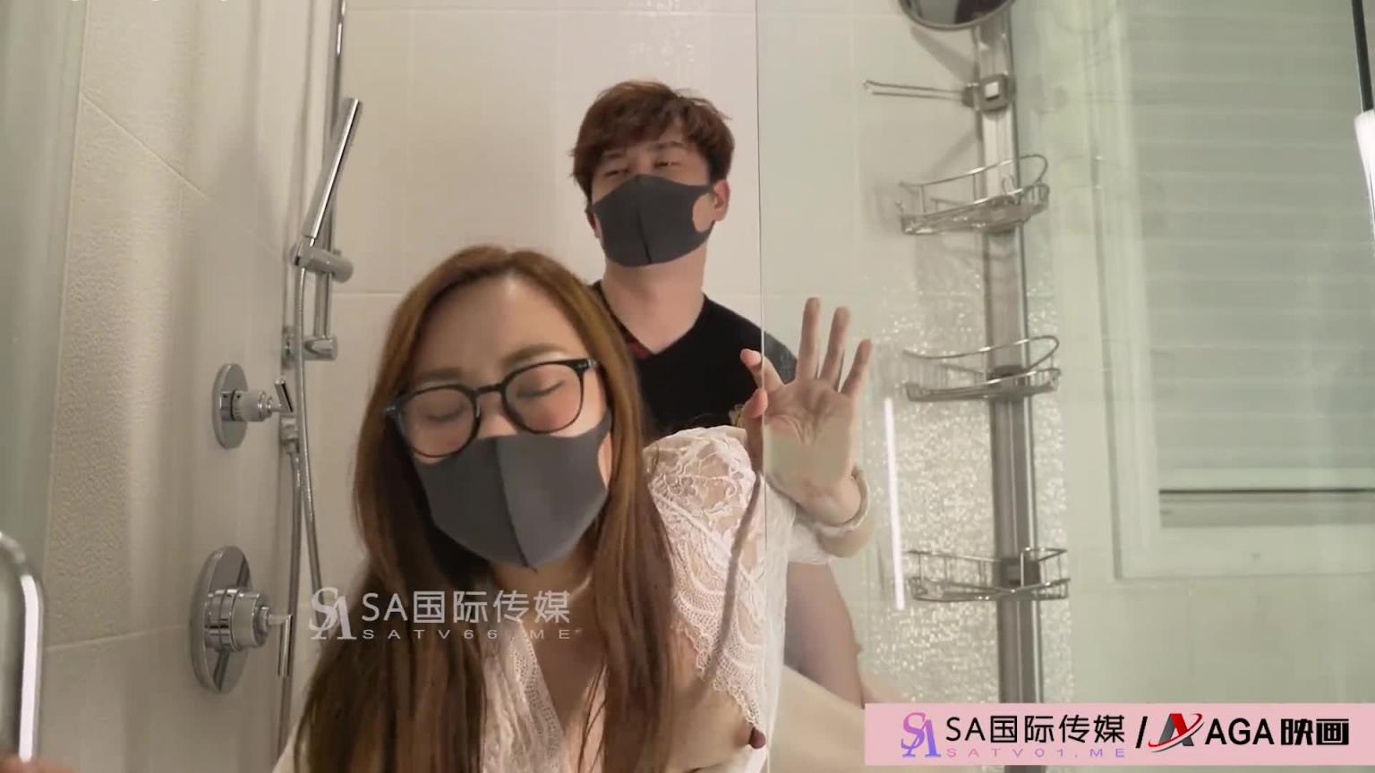 AGAW032:高跟白丝主妇趁着水管工修水管的时候修理他的鸡巴 预览截图 12