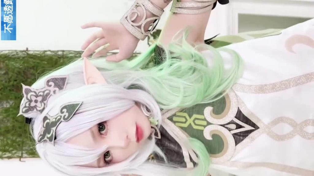 爆机少女喵小吉,原神纳西妲超美梦幻写真 预览截图 6