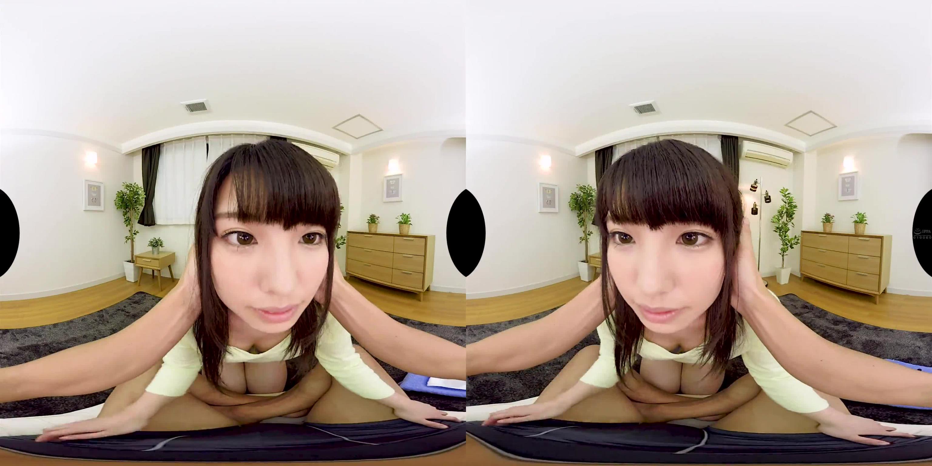 【1】VR 当AV男优恣意玩弄敏感肉体还中出! 仓木诗织 第一集 ajvr00024 预览截图 1