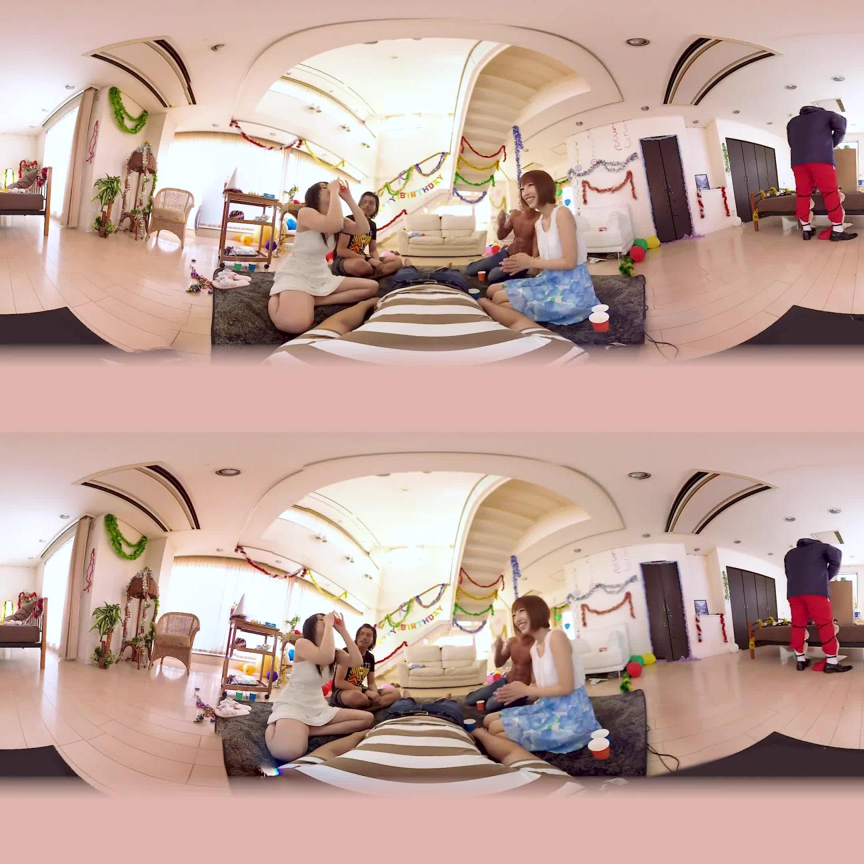 【2】VR 攻略我老婆！找来搞笑艺人乱交内射拍成片！ 佳苗瑠华 叶月七瀬 第二集 h_1248kolvr00001 预览截图 2