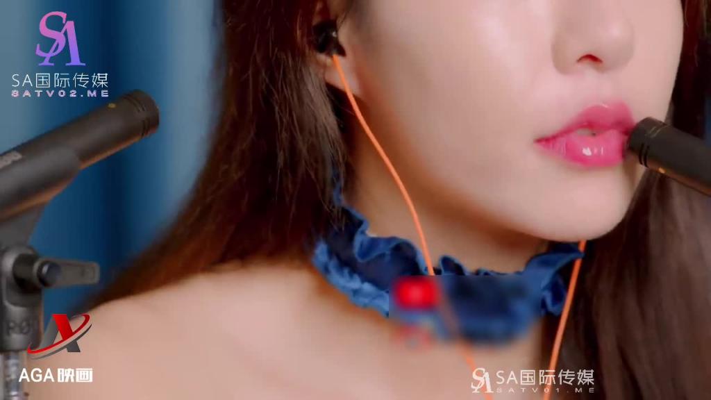 AT139-ASMR小萌深度舔耳-舌头伸入呻吟喘息 预览截图 1