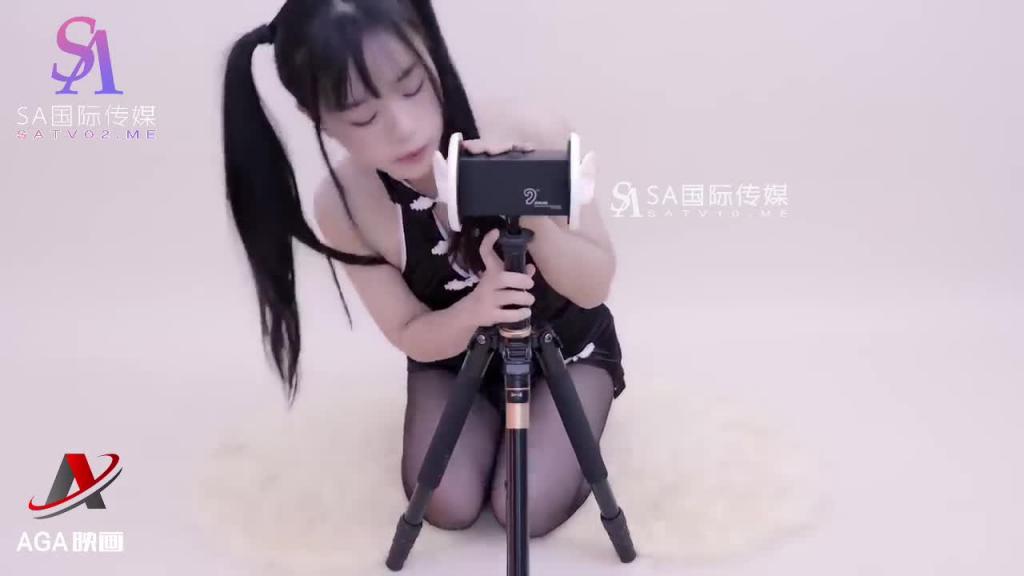【ASMR】晓美黑丝旗袍-深度舔耳含住你的耳朵 预览截图 2