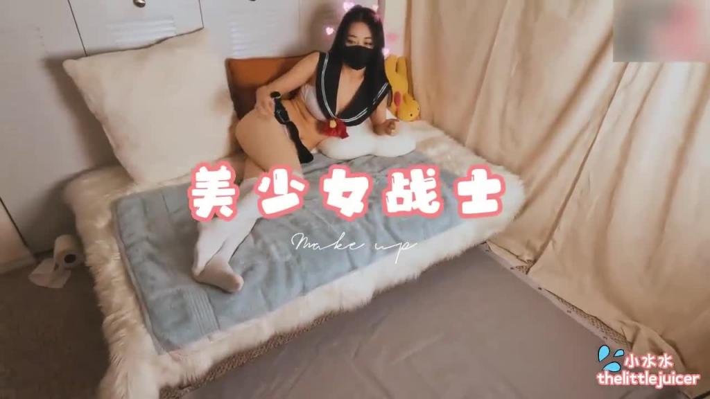 【网红小水水】JK制服少女高潮喷水 预览截图 1