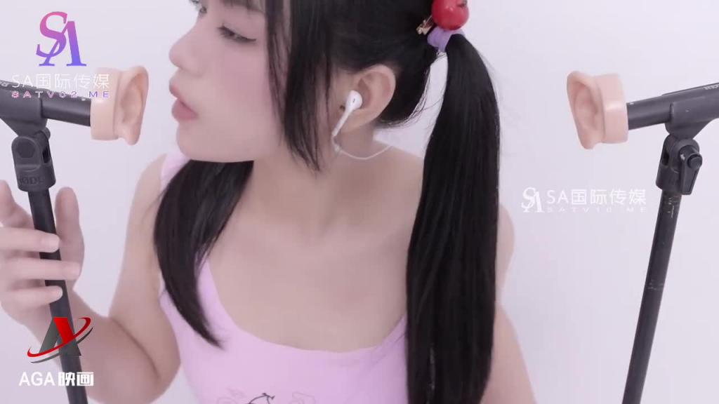 AT316-ASMR性感紧身连体衣-少女湿润的舌头 预览截图 10