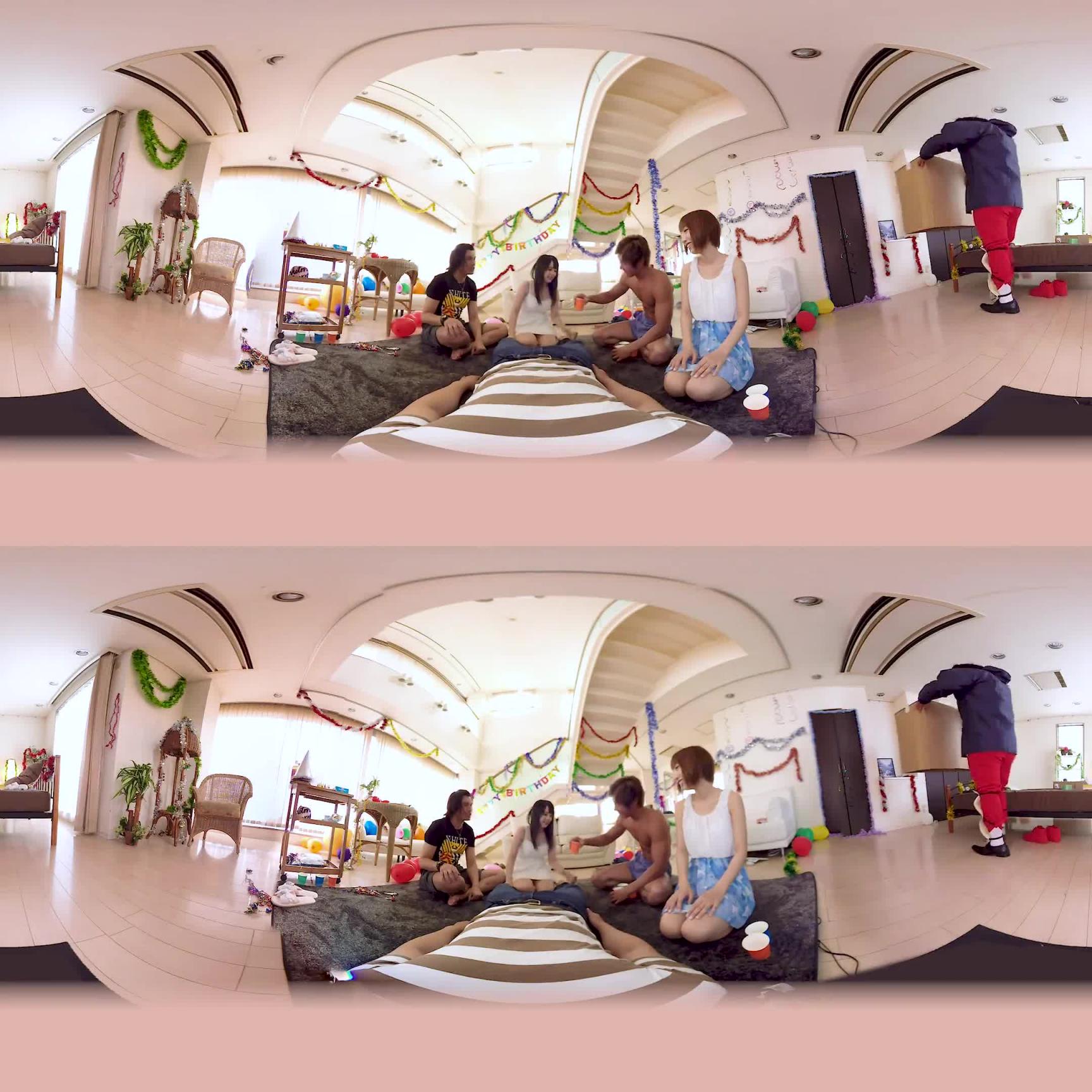 【2】VR 攻略我老婆！找来搞笑艺人乱交内射拍成片！ 佳苗瑠华 叶月七瀬 第二集 h_1248kolvr00001 预览截图 3