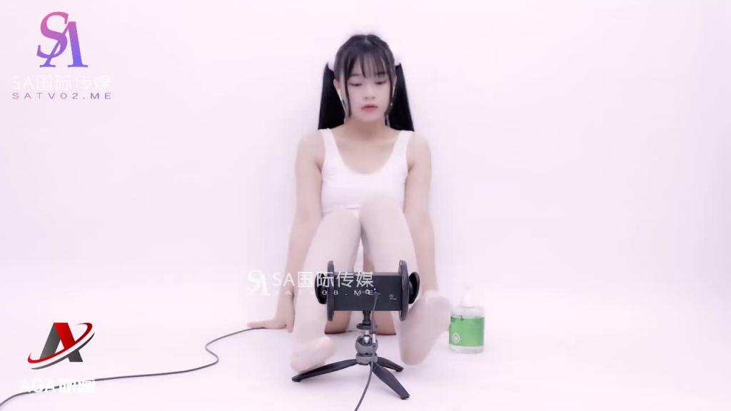 AT267-ASMR娇嫩白丝少女-足交摩擦舔耳 预览截图 5