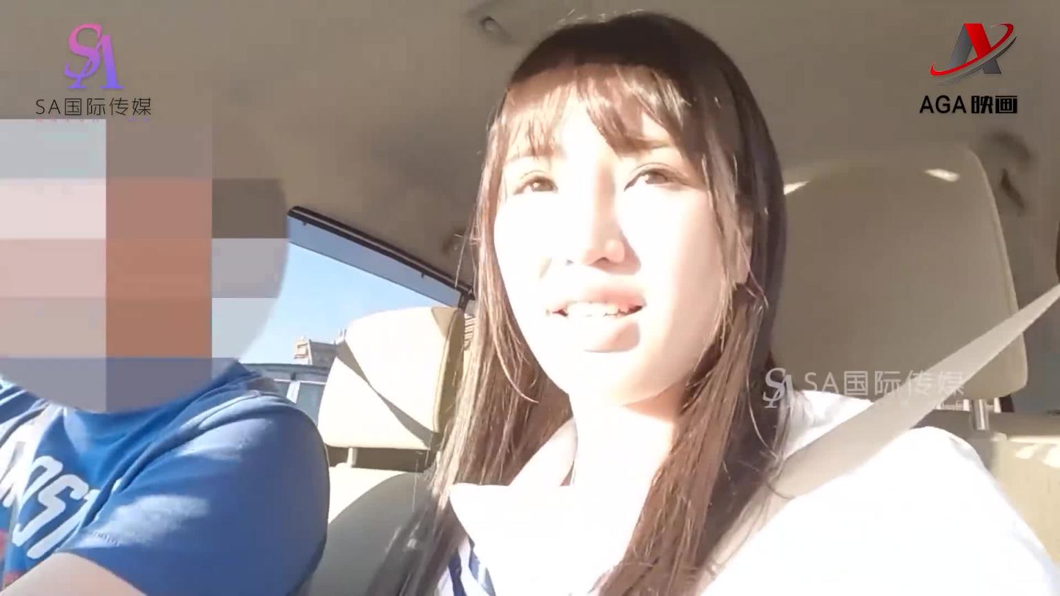 AGAW187：笑容很可爱的妹子在车里给我口交 预览截图 12