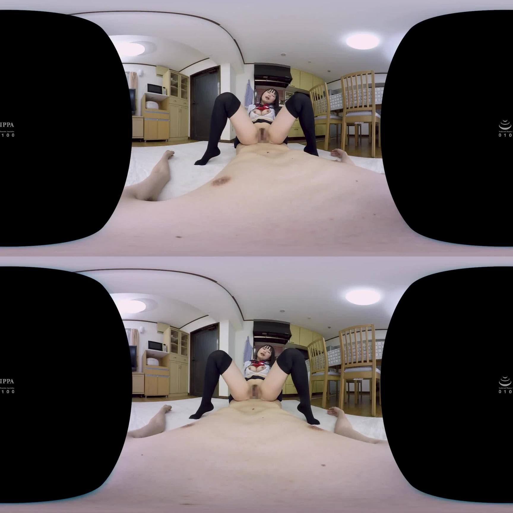 【2】VR 对妹妹的绝对领域勃起!禁忌的近亲相姦无套中出! 宫崎彩 第二集 h_910vrvr00012 预览截图 8