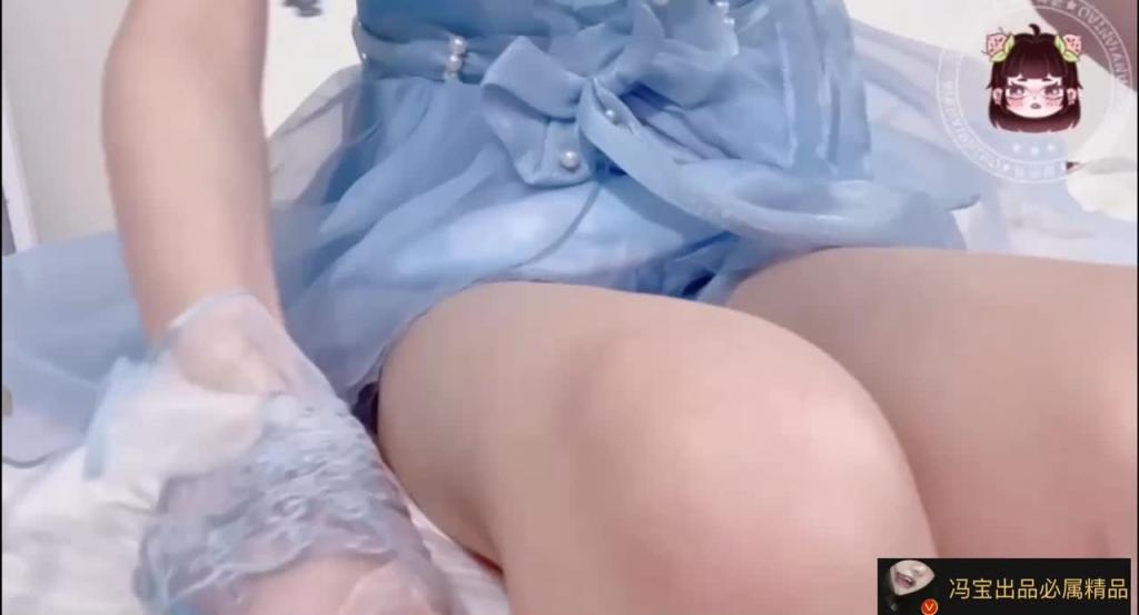 网红萝莉仙仙桃 极品粉穴 浅蓝色洛丽塔套装自慰 预览截图 6