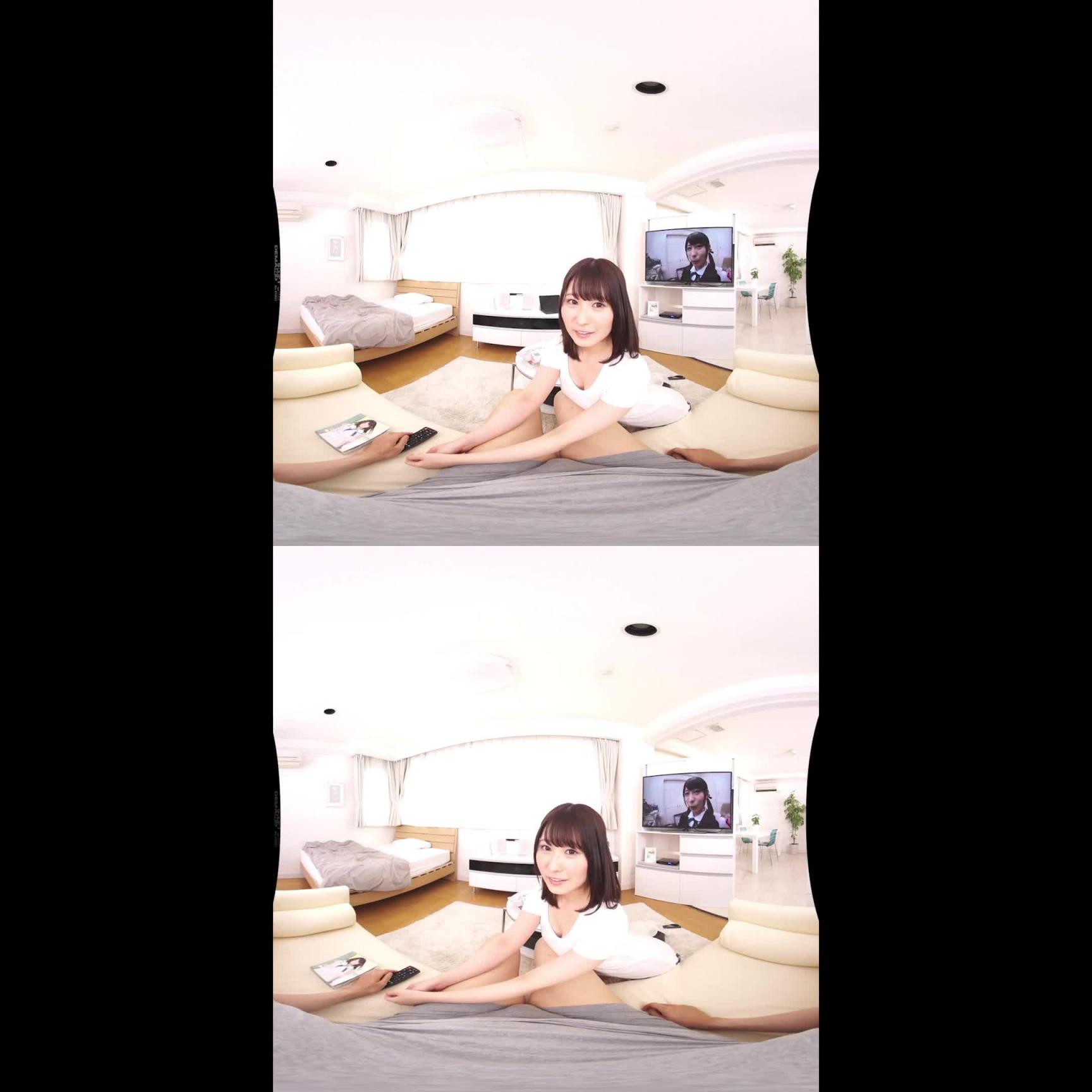【1】VR SODstar飞鸟铃与你一起看片! 第一集 13dsvr00331 预览截图 4