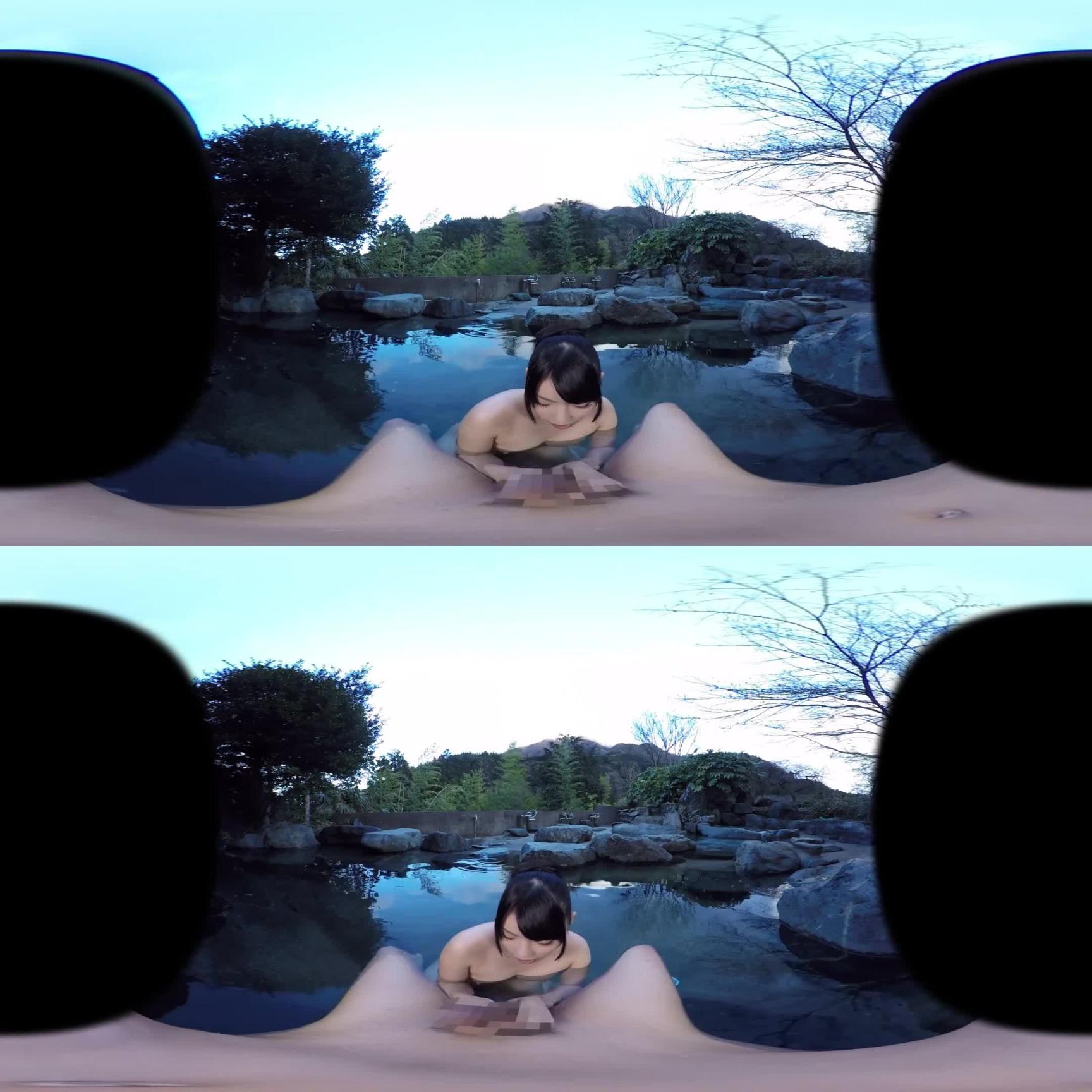 【2】VR 中出3连发射满满 爱爱温泉VR约砲 露天温泉篇 波木遥 第二集 AVOPVR-045 预览截图 5