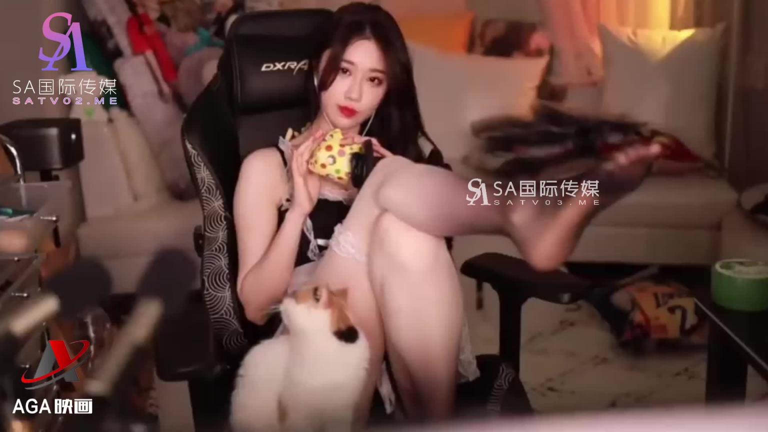 AGAT011-ASMR-超大尺度女仆舔耳-水润湿滑耳部精油按摩 预览截图 1