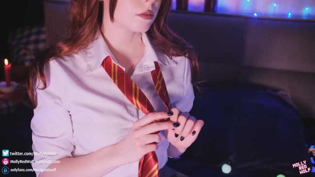 [MollyRedWolf]COSER女神红狼OF完整版魔法学院风莉莉·波特和她的魔杖 预览截图 1