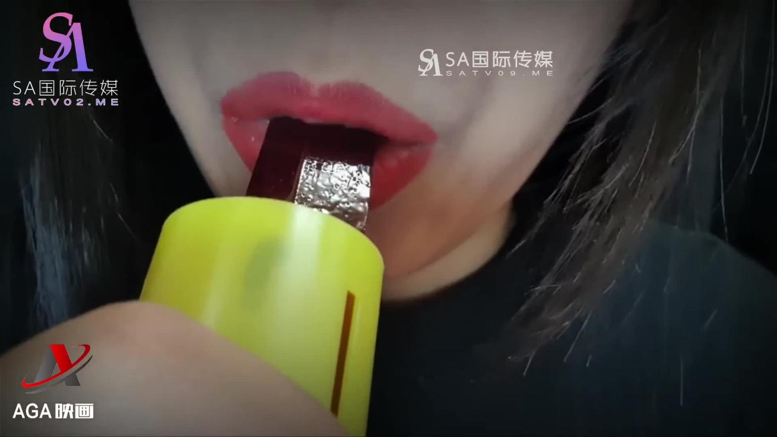 AGAT023-ASMR-舔耳音-口交含住你的肉棒 预览截图 3