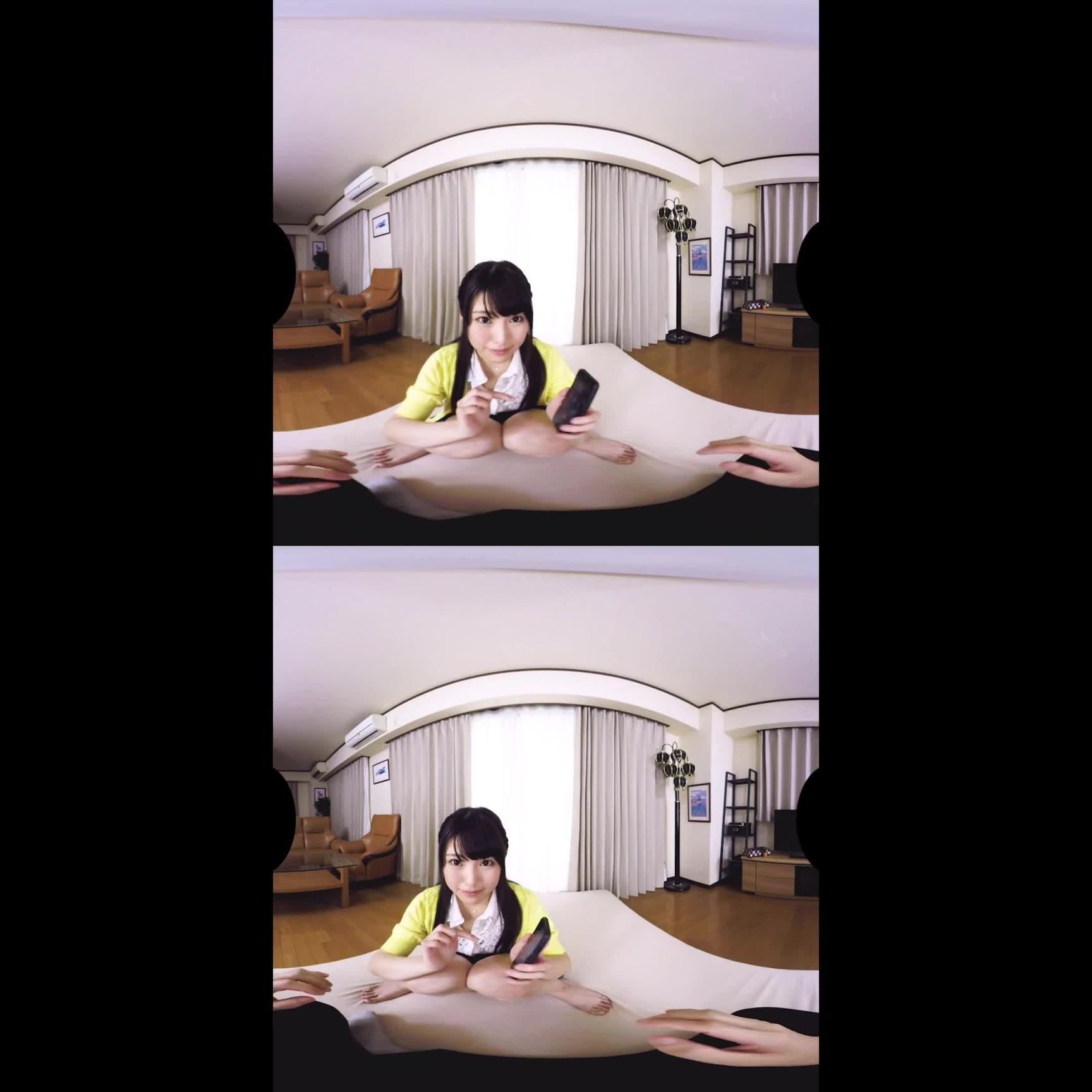 【1】VR 偷吃被抓到!打给对方边让女友调教边干砲 仓木诗织 第一集 84kmvr00466 预览截图 1
