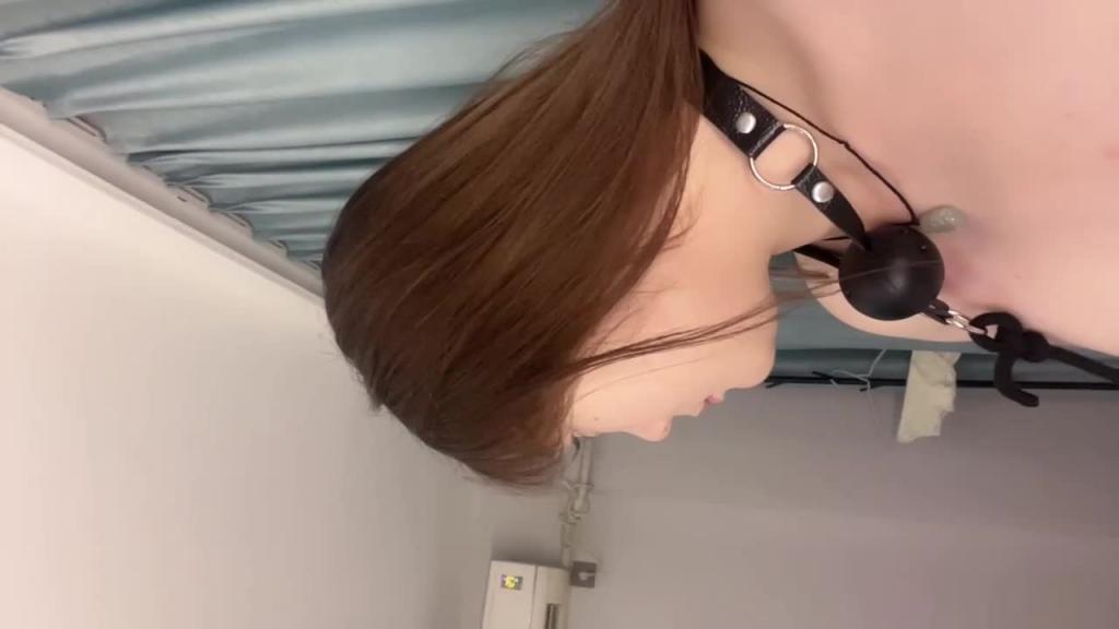 小哥调教啊！的小母狗！全程露脸口球乳交 预览截图 5