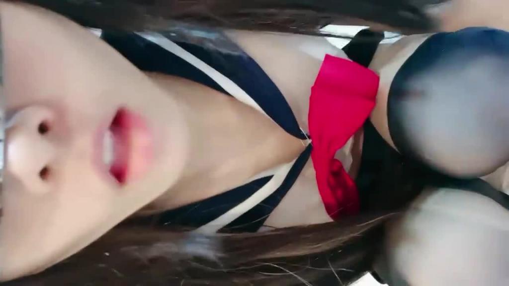 清纯又淫荡反差18小萝莉,双马尾情趣制服,无毛嫩穴 预览截图 6
