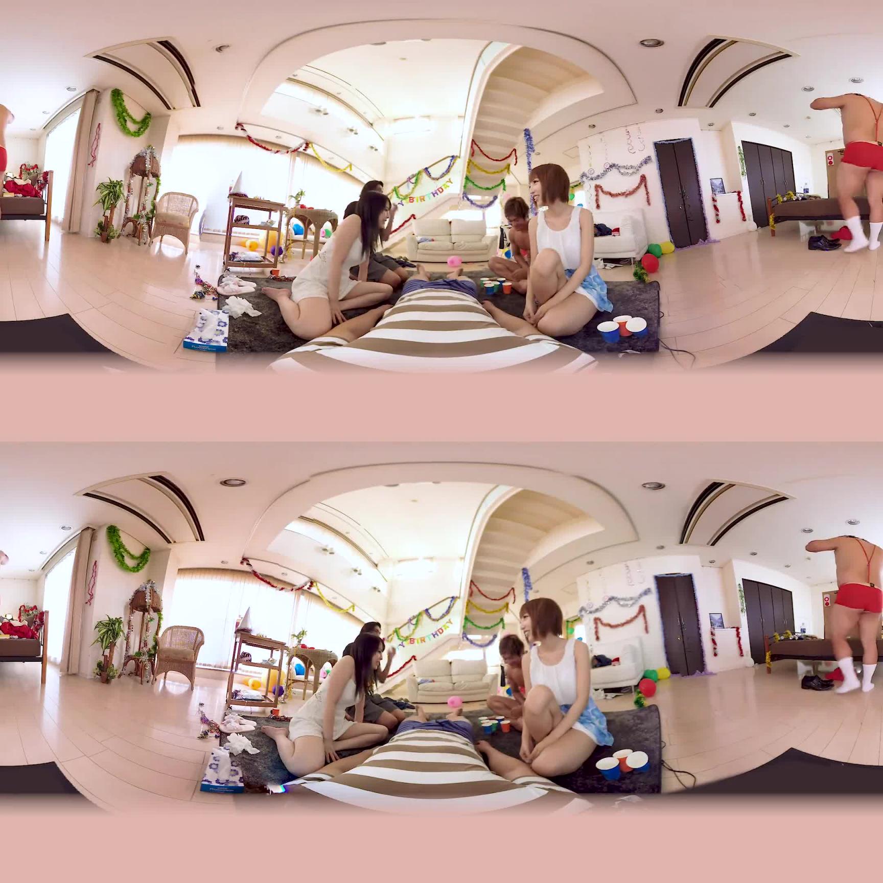 【2】VR 攻略我老婆！找来搞笑艺人乱交内射拍成片！ 佳苗瑠华 叶月七瀬 第二集 h_1248kolvr00001 预览截图 6
