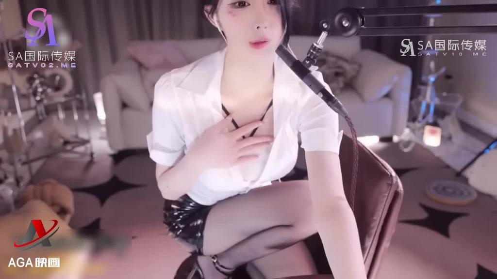 AGAT100-ASMR周童潼舔耳-黑丝包臀皮裙服务 预览截图 6