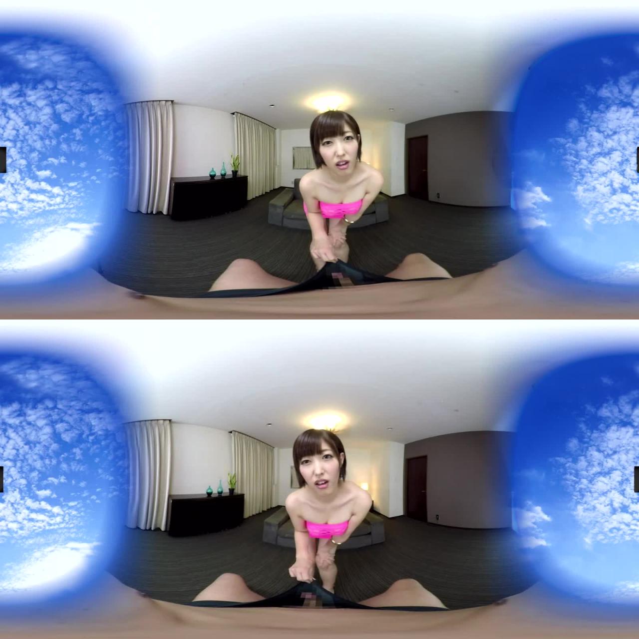 这女的用眼神视姦妳 VR版 水野朝阳 2wpvr00017 预览截图 1