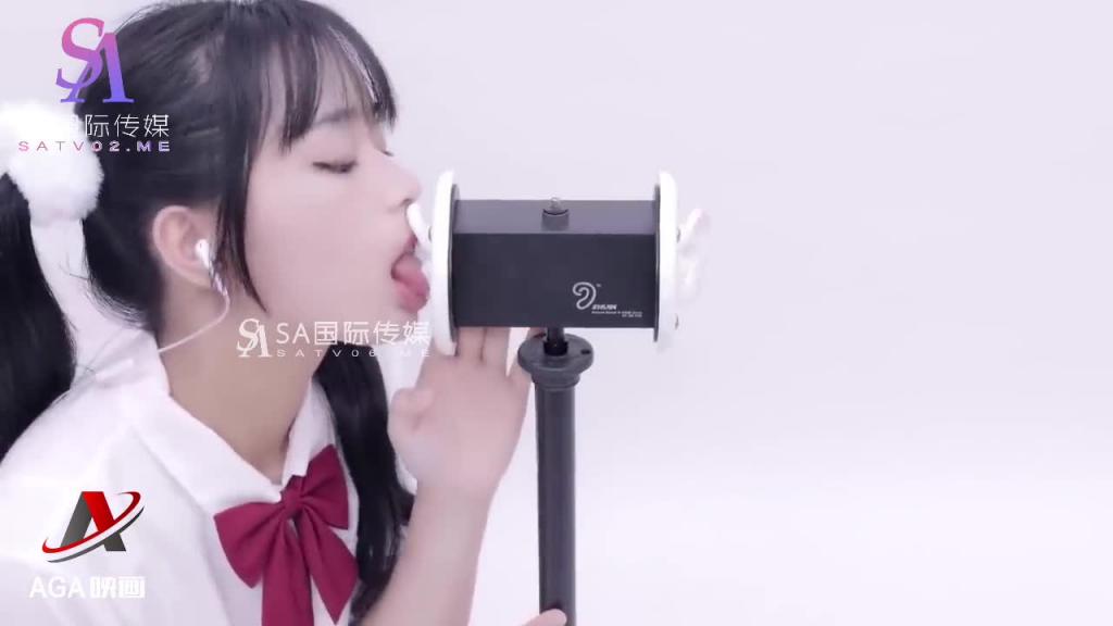 AT176-ASMR双马尾JK妹-深度舔耳弹舌喘息 预览截图 12